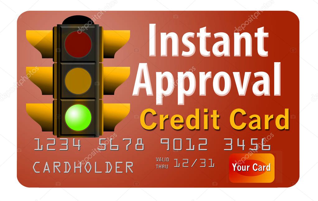 Here is an instant approval credit card. A traffic light that is green gets across the point it is an all go situation for getting this card quickly.