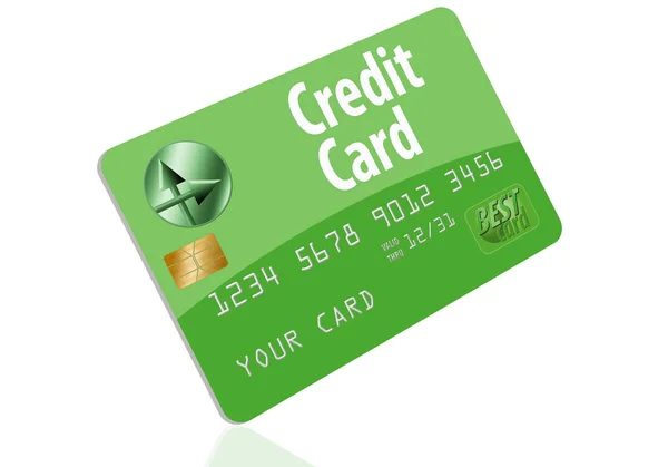 Aqui Está Cartão Crédito Genérico Mock Seguro Publicar Isto Uma — Fotografia de Stock