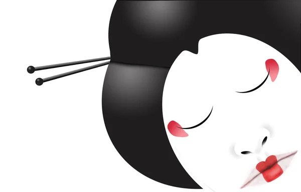 Bâtons Cheveux Geisha Sont Illustrés Ici Les Bâtons Cheveux Sont — Photo