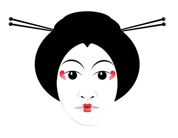 Bâtons Cheveux Geisha Sont Illustrés Ici Les Bâtons Cheveux Sont — Photo