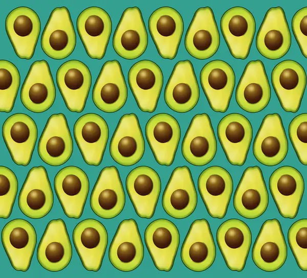 Авокадо Здоровая Пища Сердца Показана Изолированной Белом Фоне Иллюстрация — стоковое фото