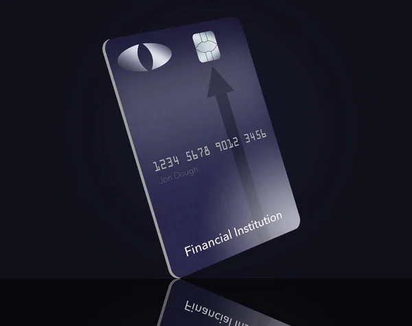 Emv 카드는 세로로 형식의 재설계에 이르렀다 여기는 새로운 방향에 카드입니다 — 스톡 사진