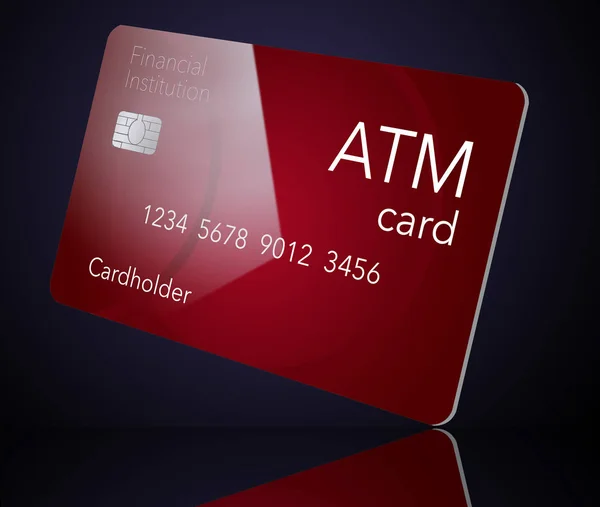 Here is an ATM card which is shown with a debit card which is often thought to be the same as an ATM but it is not. This is an illustration.