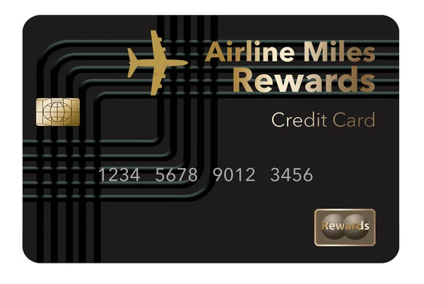 İşte bir havayolu rewards kredi kartı, sık pilotunu kredi kartı. Bu bir örnektir.