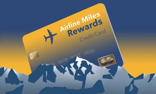 İşte bir havayolu rewards kredi kartı, sık pilotunu kredi kartı. Bu bir örnektir.