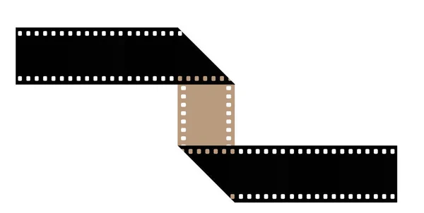 35Mm Filmu Vidět Zajímavý Tvar Pro Ilustraci Myšlenky Filmů Kino — Stock fotografie