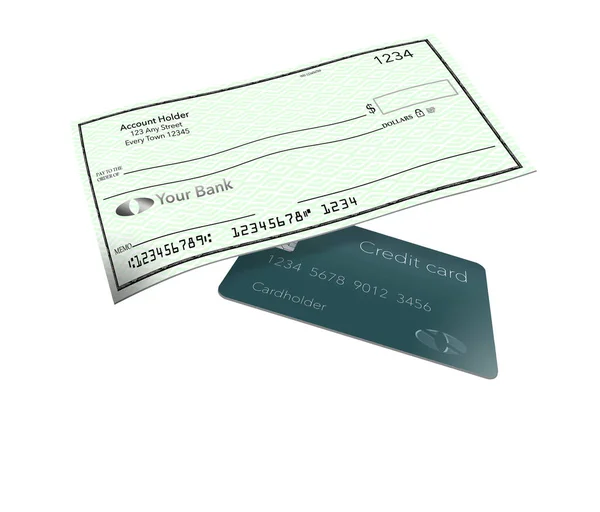 Personal bank checks from an individual checking account is pictured here. This is an illustration.