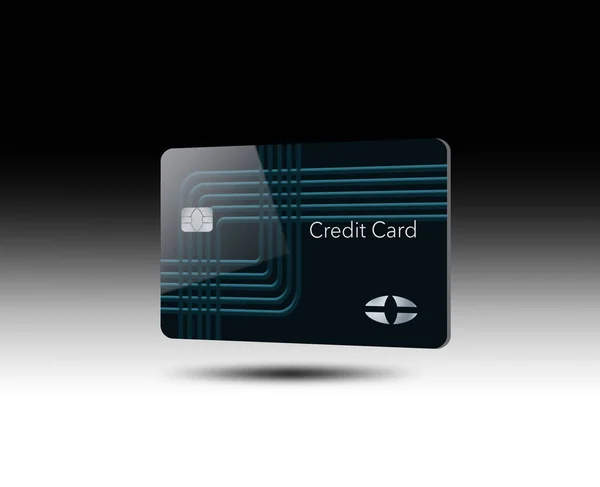 Görüntüde Bir Kredi Kartıdır Bir Örnektir — Stok fotoğraf