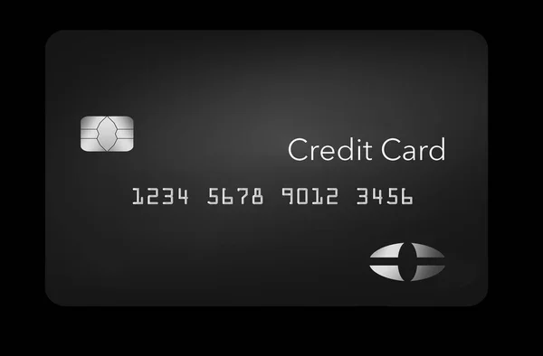 Макет Загальної Кредитної Картки — стокове фото