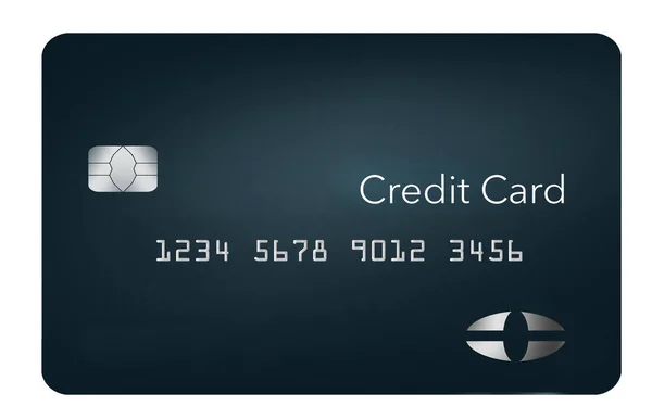 Dit Een Mock Generieke Creditcard — Stockfoto