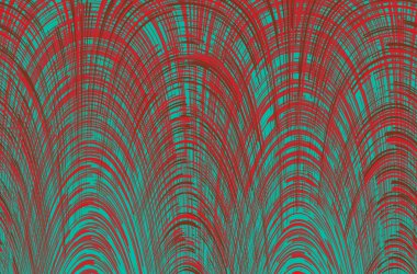 Burada kırmızı ve yeşil dokulu çizgilerin arkaplanı var.