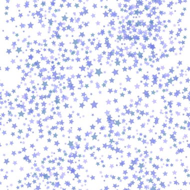 Mavi yıldız kümesi. Dikişsiz yıldızlı desen.