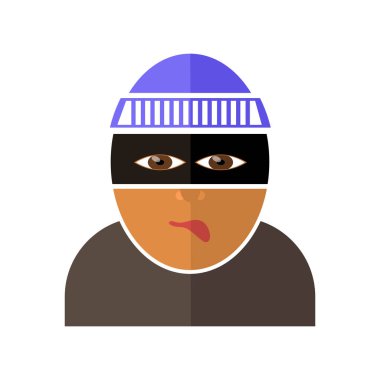 İzole gangster simgesi