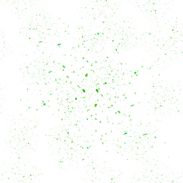 Green Confetti modello senza cuciture — Vettoriale Stock