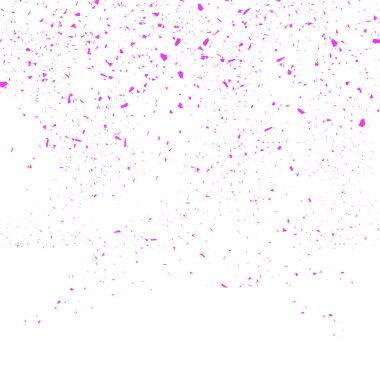 Pembe konfeti Seamless modeli. Parçacıklar kümesi.