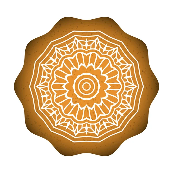 Beyaz kar tanesi ile pişmiş çerezleri. Tatlı Noel kurabiyesi