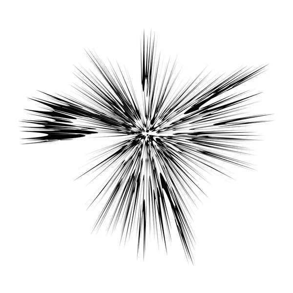Explodovat Flash, kreslený exploze, Star Burst — Stockový vektor