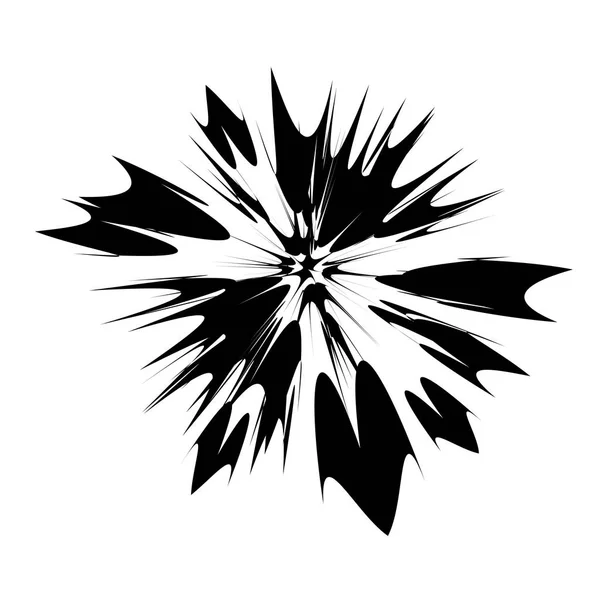 Explodovat Flash, kreslený exploze, Star Burst — Stockový vektor