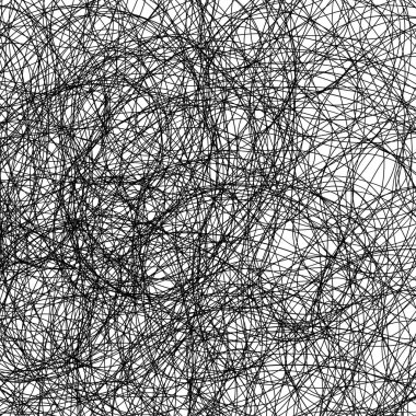 Siyah konturlar. Mürekkep dikkatsiz kroki.