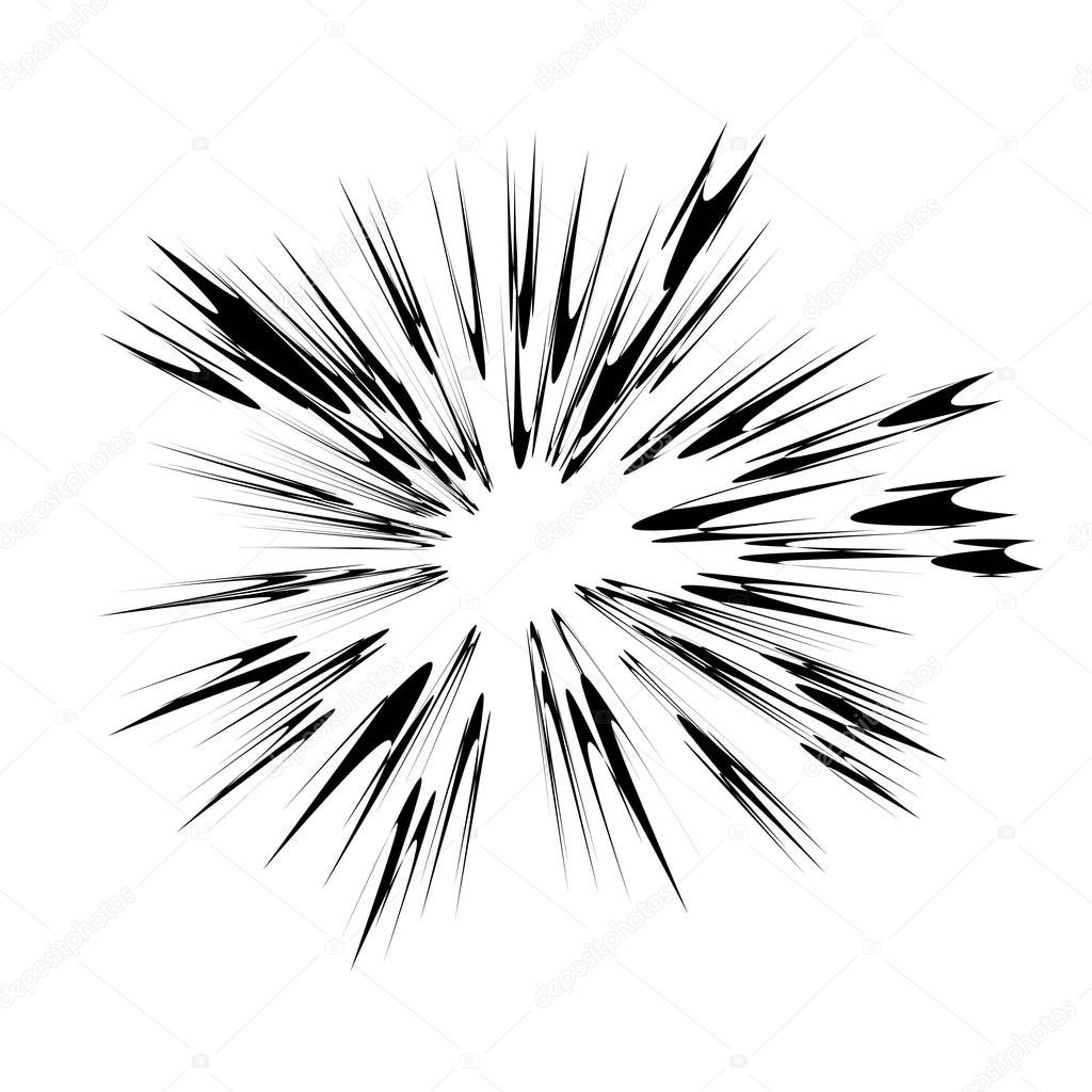 Explode Flash, Cartoon Explosion, Star Burst