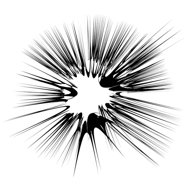 Explotar Flash, Explosión de dibujos animados, Explosión de estrellas — Archivo Imágenes Vectoriales