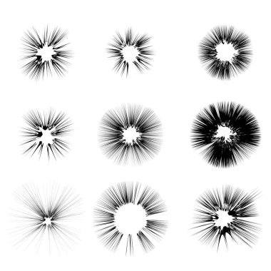 Flash, karikatür patlama, yıldız patlama patlayabilir