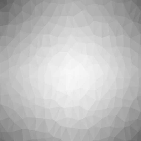 Grauer polygonaler Hintergrund. Rumpeliges Dreiecksmuster. Low-Poly-Textur. Origami-Stil — Stockvektor