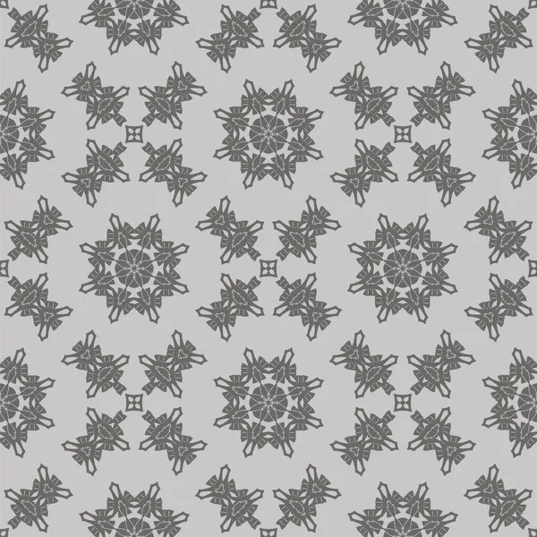 Patrón Línea Sin Costura Ornamental Gris Textura Sin Fin Ornamento —  Fotos de Stock