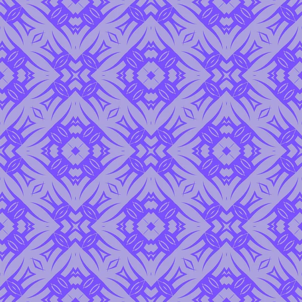Patrón Línea Sin Costura Ornamental Azul Textura Sin Fin Ornamento — Foto de Stock