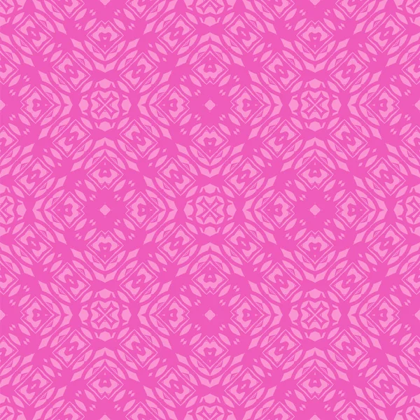 Pink Ornamental Seamless Line Pattern Endless Texture Oriental Geometric Ornament — Stock Photo, Image