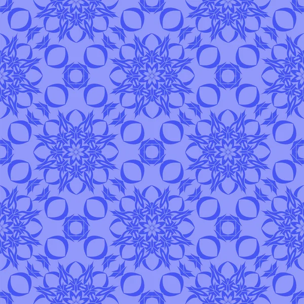 Blauw Sieraad Naadloze Lijn Patroon Eindeloze Textuur Oosters Geometrische Ornament — Stockfoto