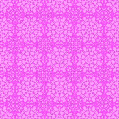 Pembe süs kesintisiz çizgi deseni. Sonsuz doku. Oryantal geometrik süsleme