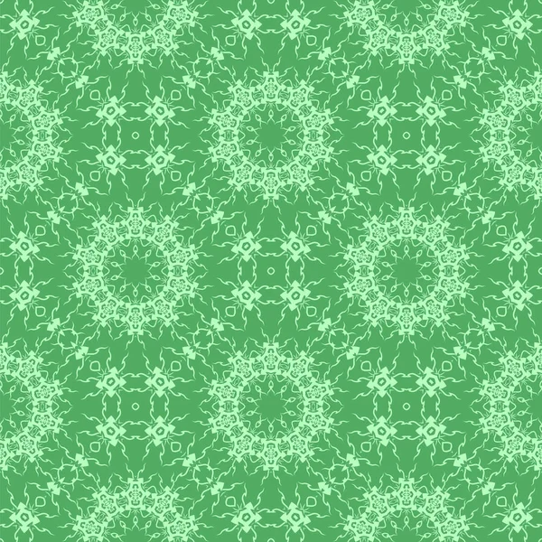 Grüne Ornamentale Nahtlose Linienmuster Endlose Textur Orientalisches Geometrisches Ornament — Stockfoto