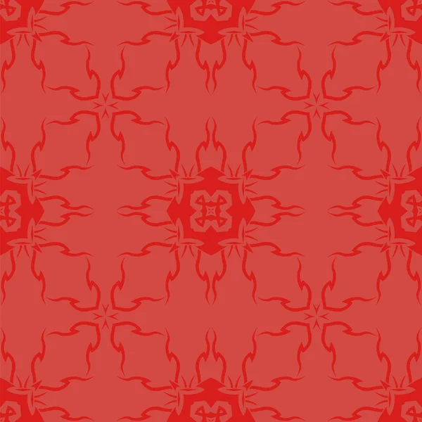 Kırmızı süs kesintisiz çizgi deseni. Sonsuz doku. Oryantal geometrik süsleme