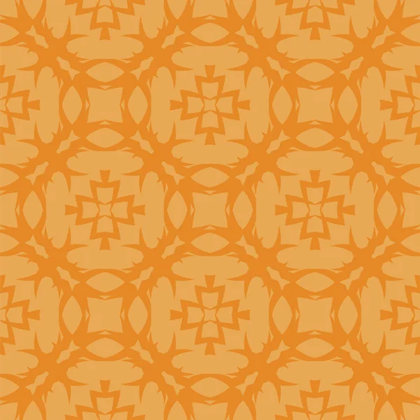 Turuncu süs kesintisiz çizgi deseni. Sonsuz doku. Oryantal geometrik süsleme