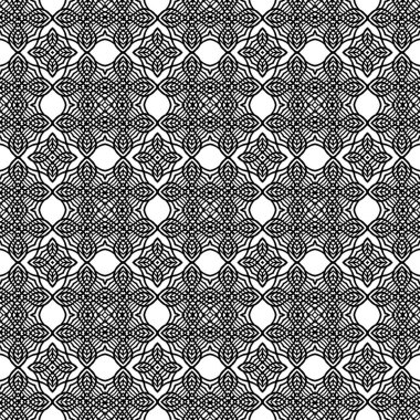 Süs kesintisiz çizgi deseni. Sonsuz doku. Oryantal geometrik süsleme