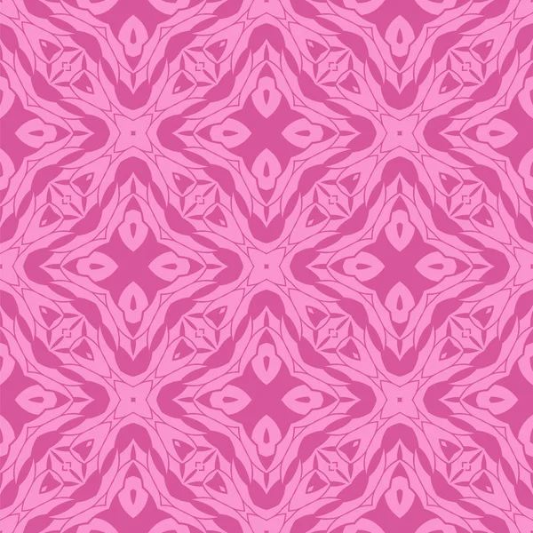 Pink Ornamental Seamless Line Pattern Endless Texture Oriental Geometric Ornament — Stock Photo, Image