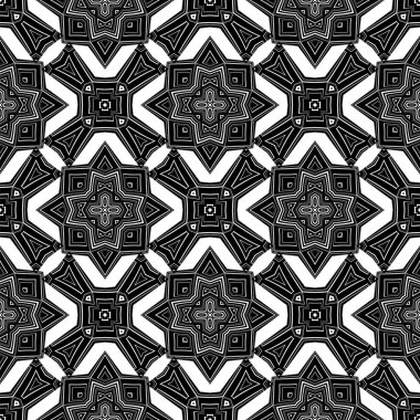 Süs kesintisiz çizgi deseni. Sonsuz doku. Oryantal geometrik süsleme