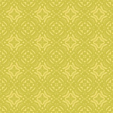 Sarı Süslü Pürüzsüz Çizgi Düzeni. Sonsuz doku. Doğulu Geometrik Süsleme