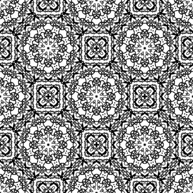 Süs kesintisiz çizgi deseni. Sonsuz doku. Oryantal geometrik süsleme