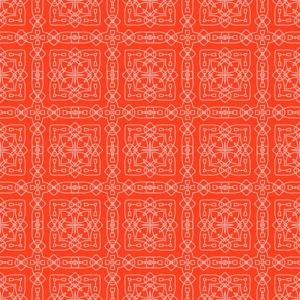 Kırmızı süs kesintisiz çizgi deseni. Sonsuz doku. Oryantal geometrik süsleme