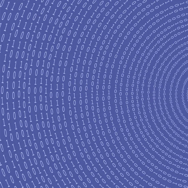 Kili Kod Mavi Arkaplan Konsept Numaralar Algoritma Şifreleme Şifreleme — Stok fotoğraf