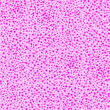 Pembe kalpler Seamless modeli. Sevgiliye arka plan. Aşk sembolü