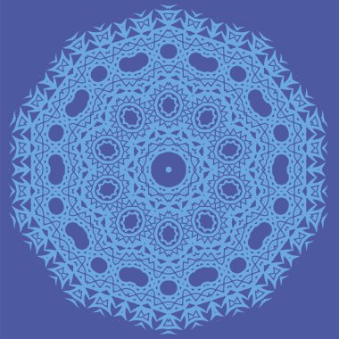 Mavi süs çizgi deseni. Sonsuz doku. Oryantal geometrik süsleme