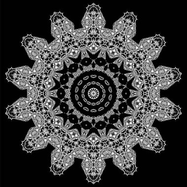 Süslü çizgi deseni. Dekoratif doku. Doğulu Geometrik Süsleme