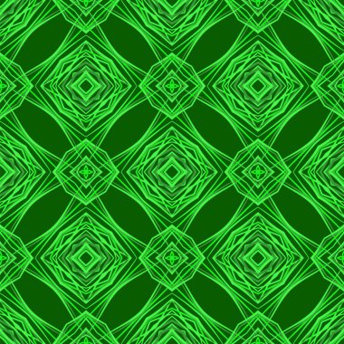 Sorunsuz doku yeşil. Tasarım için öğe. Süs zemin. Desen dolgusu. Süslü çiçek desenli duvar kağıdı için. Arka plan üzerinde geleneksel dekor