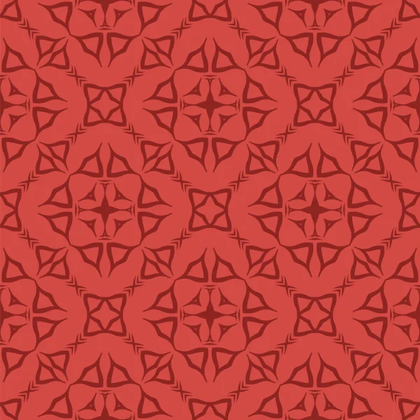 Decorative Retro Seamless Pattern Ornamental Red Background — Stock Photo, Image