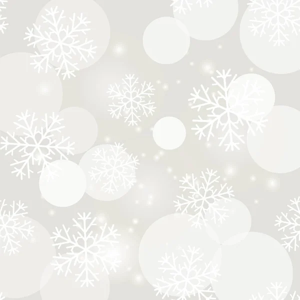 Showflakes Minta Szürke Háttere Téli Karácsonyi Természetes Textúra — Stock Fotó