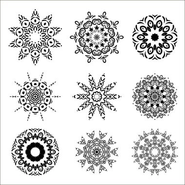 Süslü çizgi deseni. Dekoratif doku. Doğulu Geometrik Süsleme