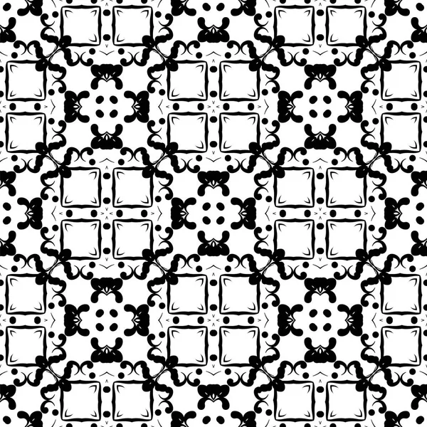 Ornamental Seamless Line Pattern. Endless Texture. Oriental Geometric Ornament